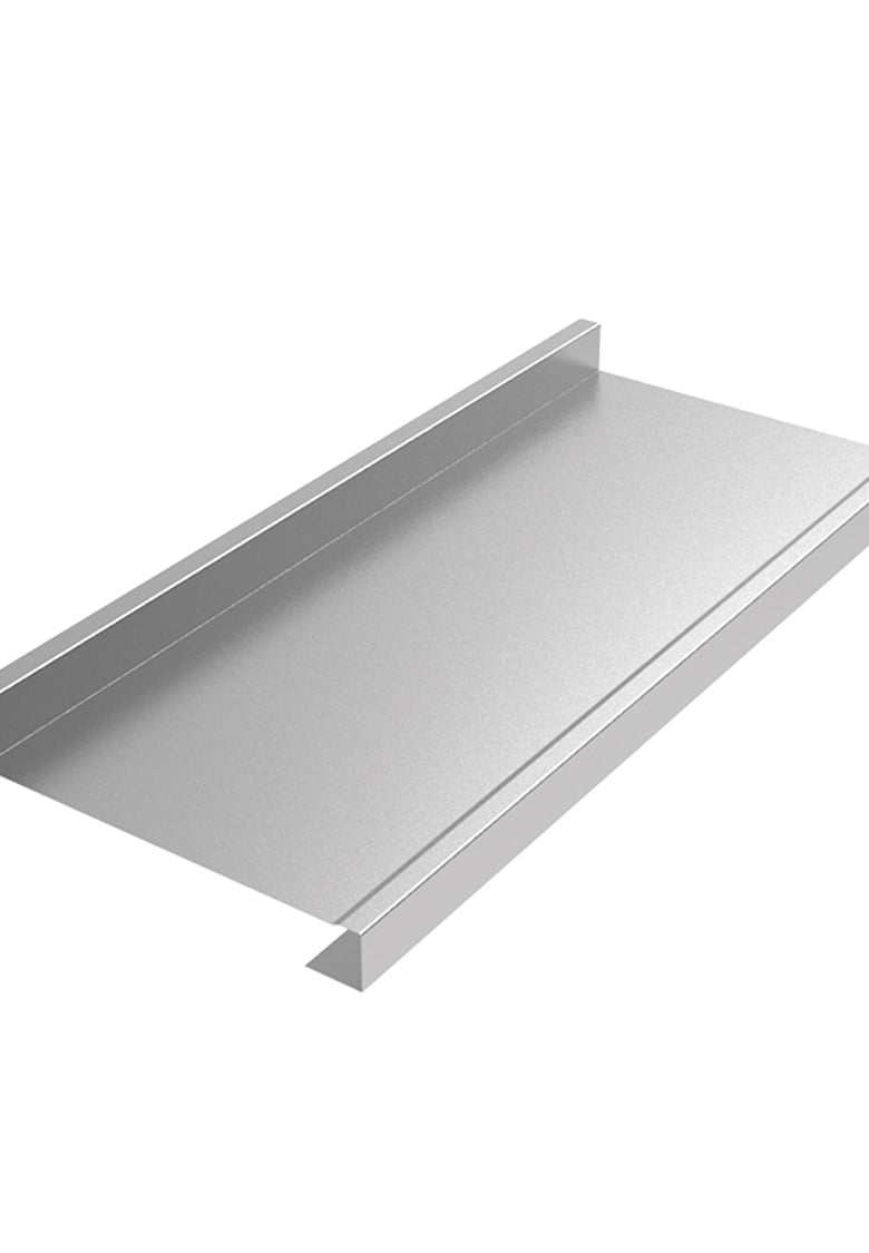Worktop with water lip or upstand both sides